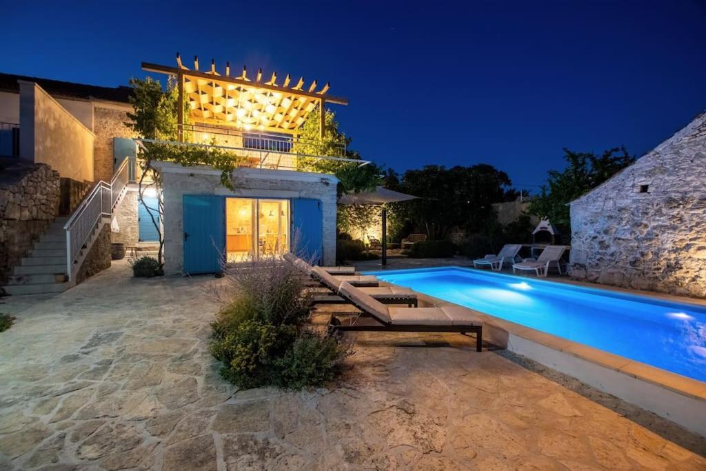 Stone House Kula Milica Villa Mala Cista Exteriör bild